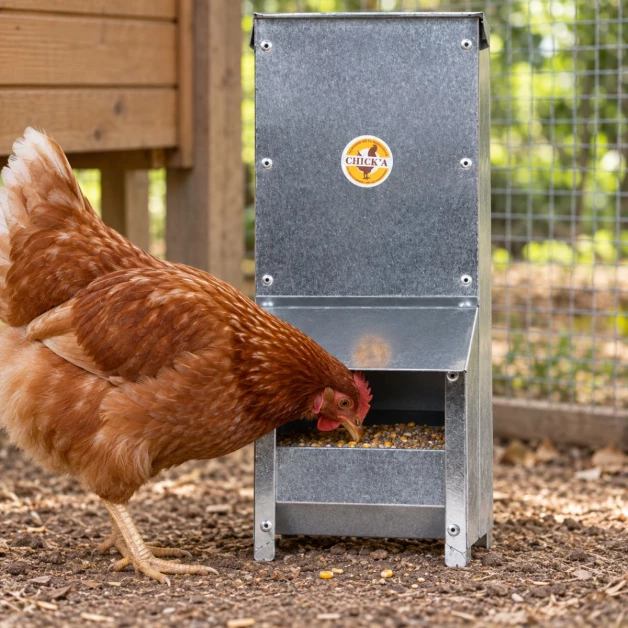 Mangeoire trémie anti gaspillage chick’a