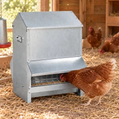 Galvanized hopper for outdoor use, 50 and 100 kg