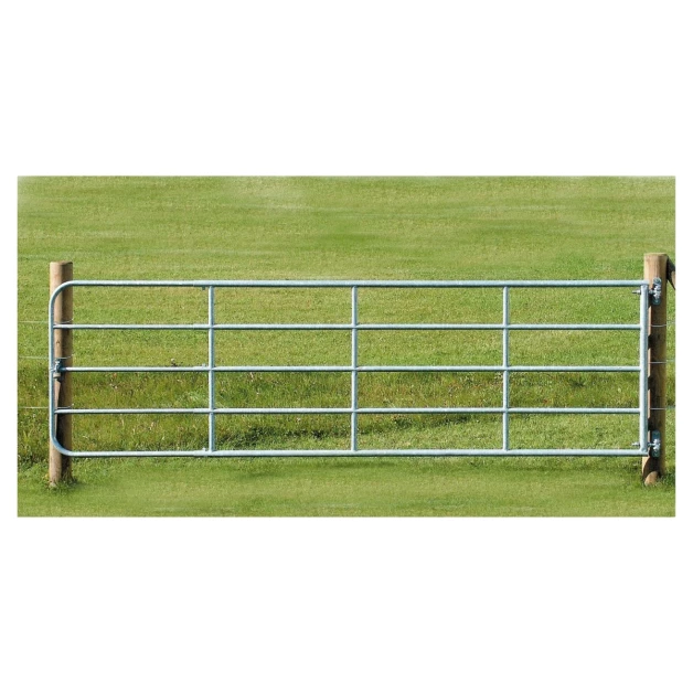 Barrière d'herbage réglable Kerbl 1,10 m  Acier galvanisé à chaud