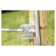 Barrière d'herbage réglable Kerbl 1,10 m  Acier galvanisé à chaud