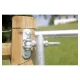 Barrière d'herbage réglable Kerbl 1,10 m  Acier galvanisé à chaud