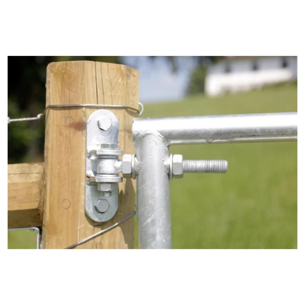 Barrière d'herbage réglable Kerbl 1,10 m  Acier galvanisé à chaud