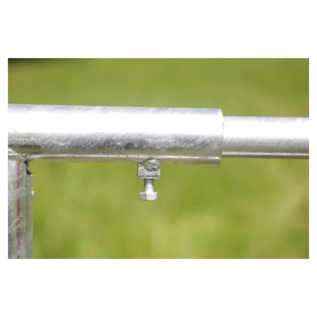 Barrière d'herbage réglable Kerbl 1,10 m  Acier galvanisé à chaud