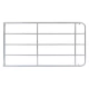 Barrière d'herbage réglable Kerbl 1,10 m  Acier galvanisé à chaud