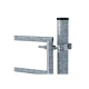 Barrière d'herbage réglable Kerbl 1,10 m  Acier galvanisé à chaud