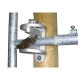 Barrière d'herbage réglable Kerbl 1,10 m  Acier galvanisé à chaud