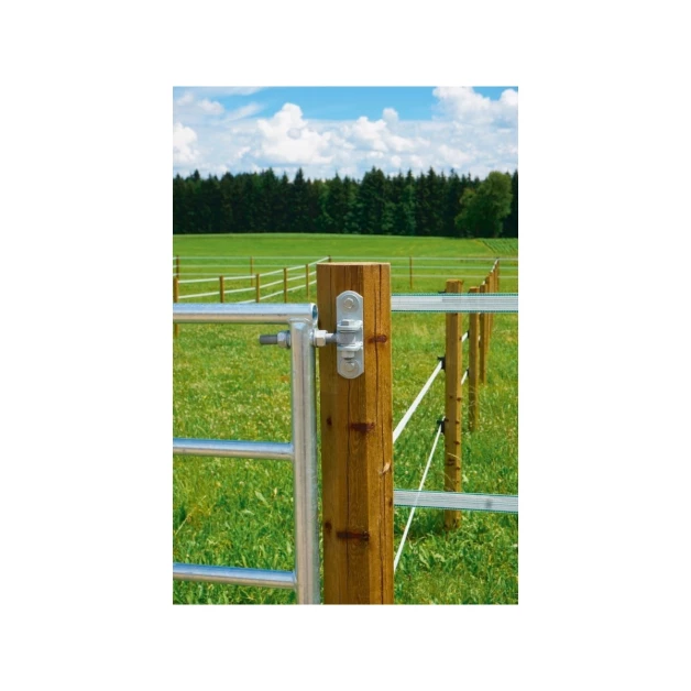 Barrière d'herbage réglable Kerbl 1,10 m  Acier galvanisé à chaud