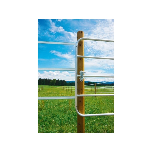 Barrière d'herbage réglable Kerbl 1,10 m  Acier galvanisé à chaud