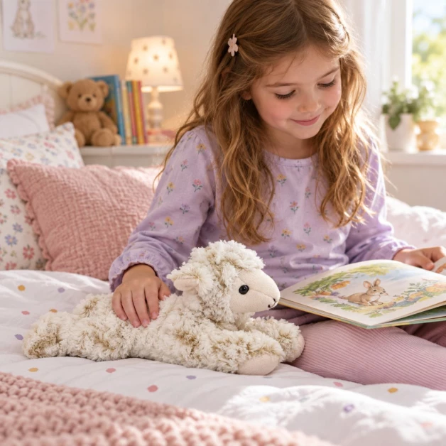 Peluche "Pia" chèvre ou mouton