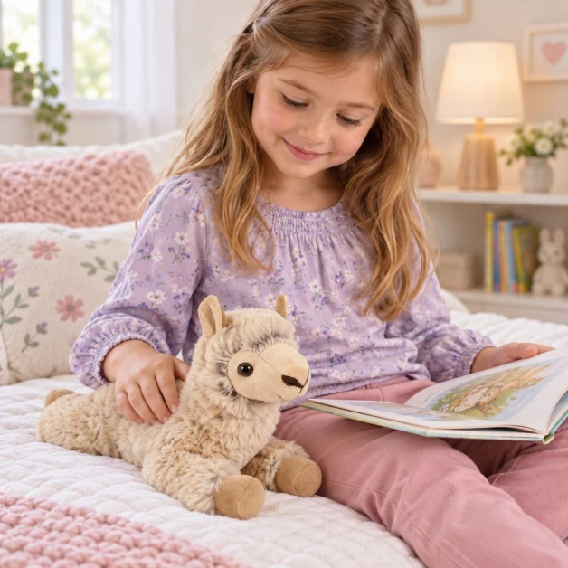 Peluche Lama Alpaga - 32 cm