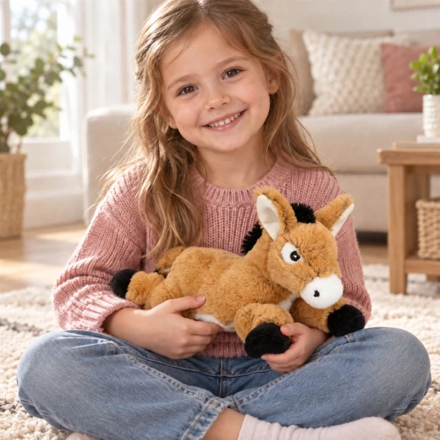 "PIA" Donkey Plush – 24 cm
