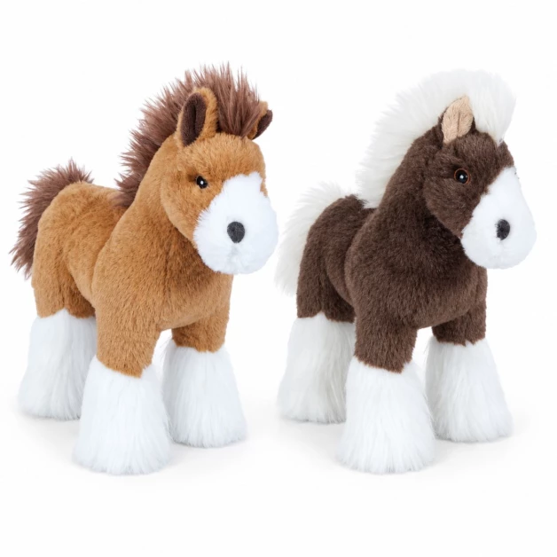 Peluche Cheval debout 23 cm