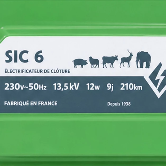 Electrificateur de clôture secteur Sic 6 Clotseul
