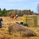 Remorque porte-balles 4 roues pour quad