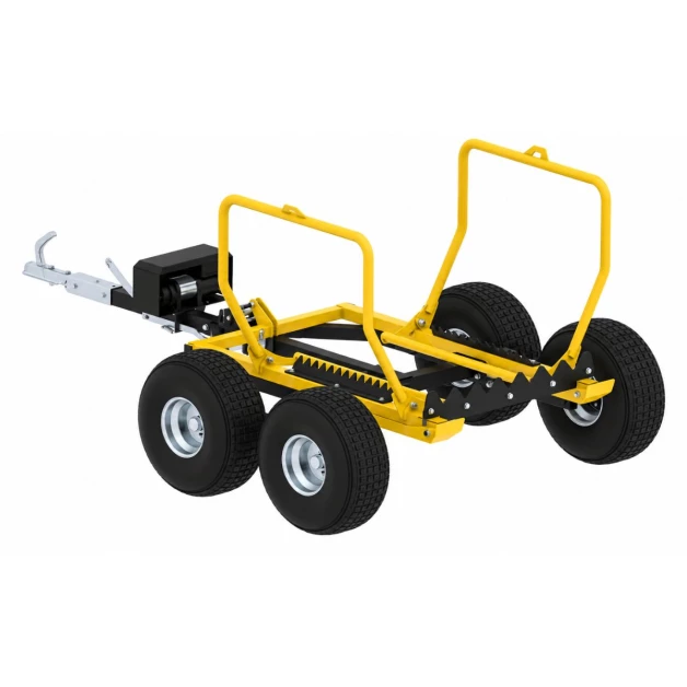 Remorque porte-balles 4 roues pour quad