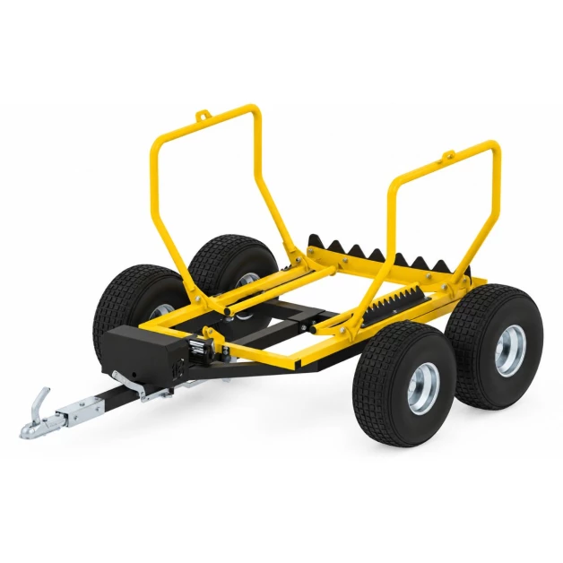 Balendrager-aanhanger met 4 wielen voor quad.