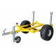 Aanhangwagen met tank voor quad met IBC-container 600 L