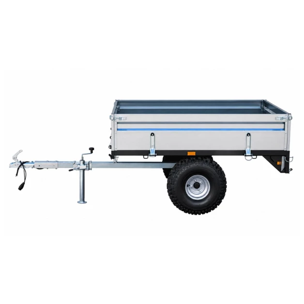 Road-approved trailer for quad, 500 kg.