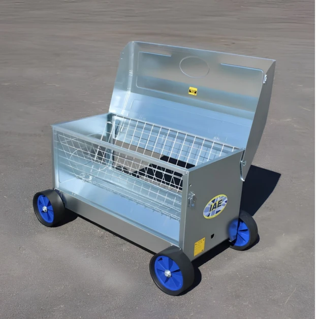 Râtelier à foin sur roues pour moutons IAE – 125 cm
