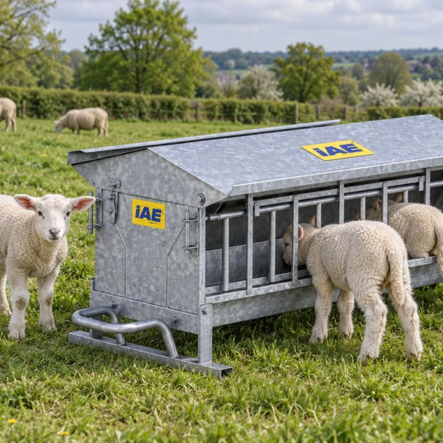 Nourrisseur double face pour agneaux IAE