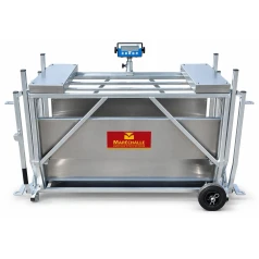 Weighing cage for sheep