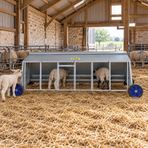 Nourrisseur avec abri pour agneaux IAE – 244 cm