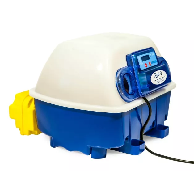Automatische digitale broedmachine met een maximale capaciteit van 12 eieren van verschillende maten. Automatische digitale broedmachine met een maximale capaciteit van 12 eieren van verschillende maten.