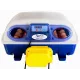Automatic digital incubator with a maximum capacity of 12 eggs of different sizes.