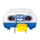 Automatic digital incubator with a maximum capacity of 12 eggs of different sizes.