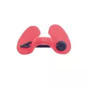 Glasses with anti-pecking pin