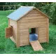 Syracuse wooden chicken coop Kerbl large volume