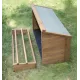 Syracuse wooden chicken coop Kerbl large volume