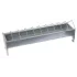 Galvanized linear feeder : Dimensions:10 x 50 cm