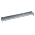 Galvanized linear feeder : Dimensions:7 x 50 cm