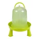 Green PVC siphon drinker with legs for chickens
