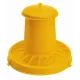 Gele plastic voersilo