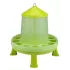 Nourrisseur sur pieds : Capacité - Nourrisseurs :12 kg (15-20 poules), Accessoire mangeoire:Sans auvent en tôle
