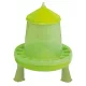 Green plastic standing hopper feeder