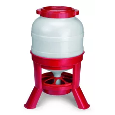 Trémie en plastique sur pied de 30 litres pour volailles Trémie en plastique sur pied de 30 litres pour volailles