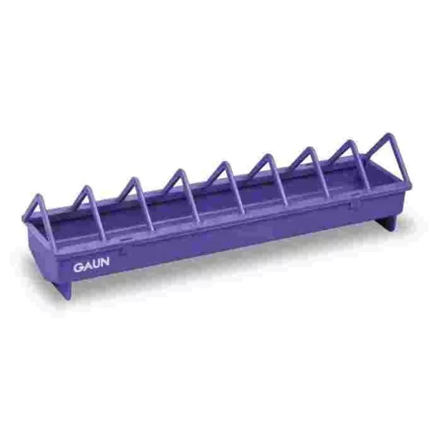 Linear plastic feeder for 5 to 8 hens - purple
