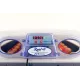 Automatic digital incubator with a maximum capacity of 12 eggs of different sizes.