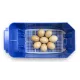 Automatic digital incubator with a maximum capacity of 12 eggs of different sizes.