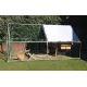 Large enclosure for chickens and other poultry of 12 m²