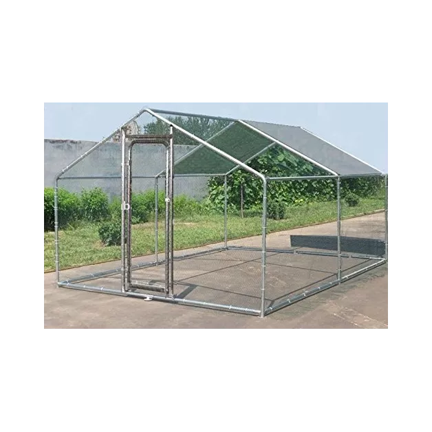 Grote ren voor kippen en ander pluimvee van 12 m².