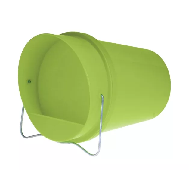 Galvanized inverted bucket waterer Galvanized inverted bucket waterer