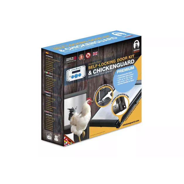 Automatische deur voor kippenhok Chicken Gard standaard 1 kg Automatische deur voor kippenhok Chicken Gard standaard 1 kg