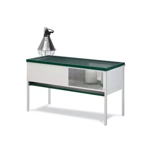 Brooder cage for chicks, round or rectangular - Complete kit