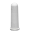 Pacifier : Model:7) Tétine seaux blanche 10 cm