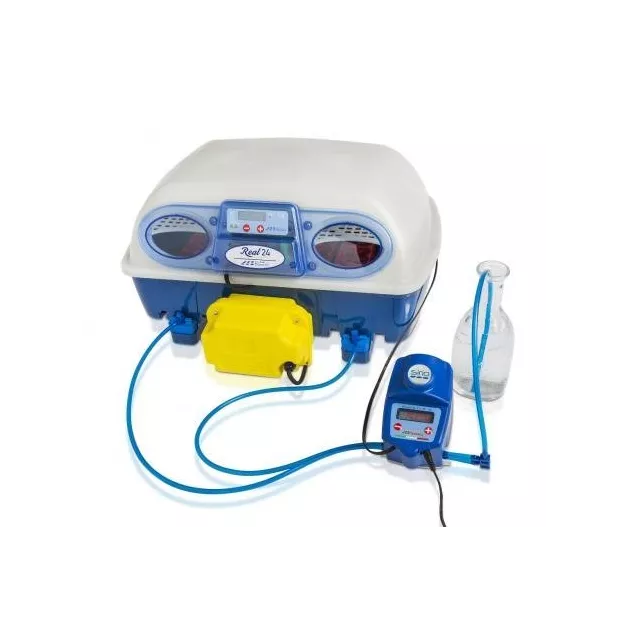 Automatic digital incubator with a maximum capacity of 12 eggs of different sizes. Automatic digital incubator with a maximum capacity of 12 eggs of different sizes.