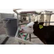 Gray plastic bucket, calf bottle 8 liters, and its accessories.